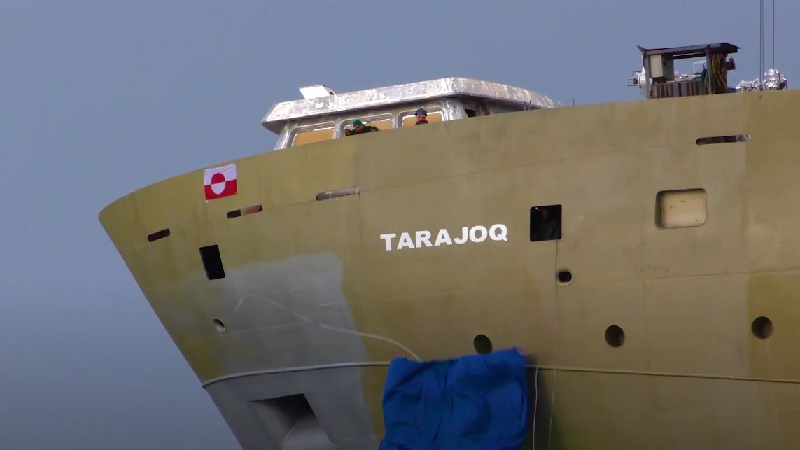 Grønlands nye forskningsskib – TARAJOQ – er søsat Greenland Institute of Resources